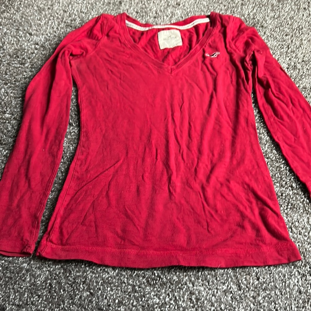 Hollister Red Longsleeve